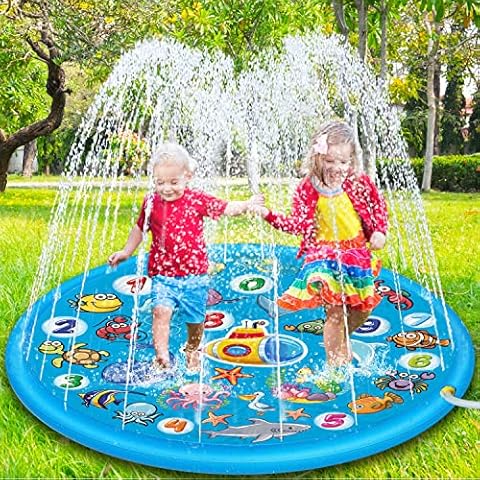 Chennyfun Splash Pad de Verano de 170 cm Cover