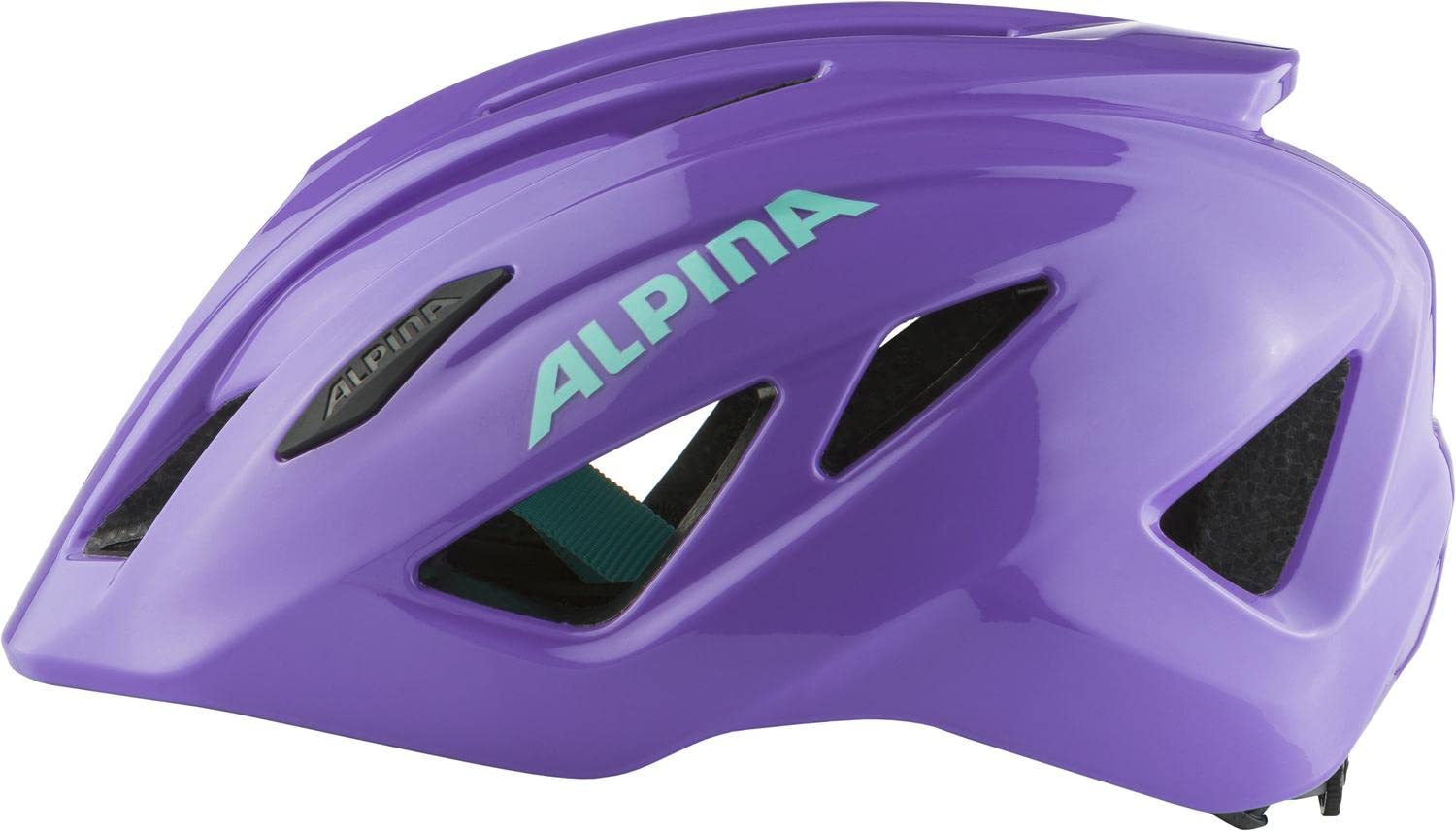 ALPINA Unisex - Dzieci, PICO Kask rowerowy, purple gloss, 50-55 cm