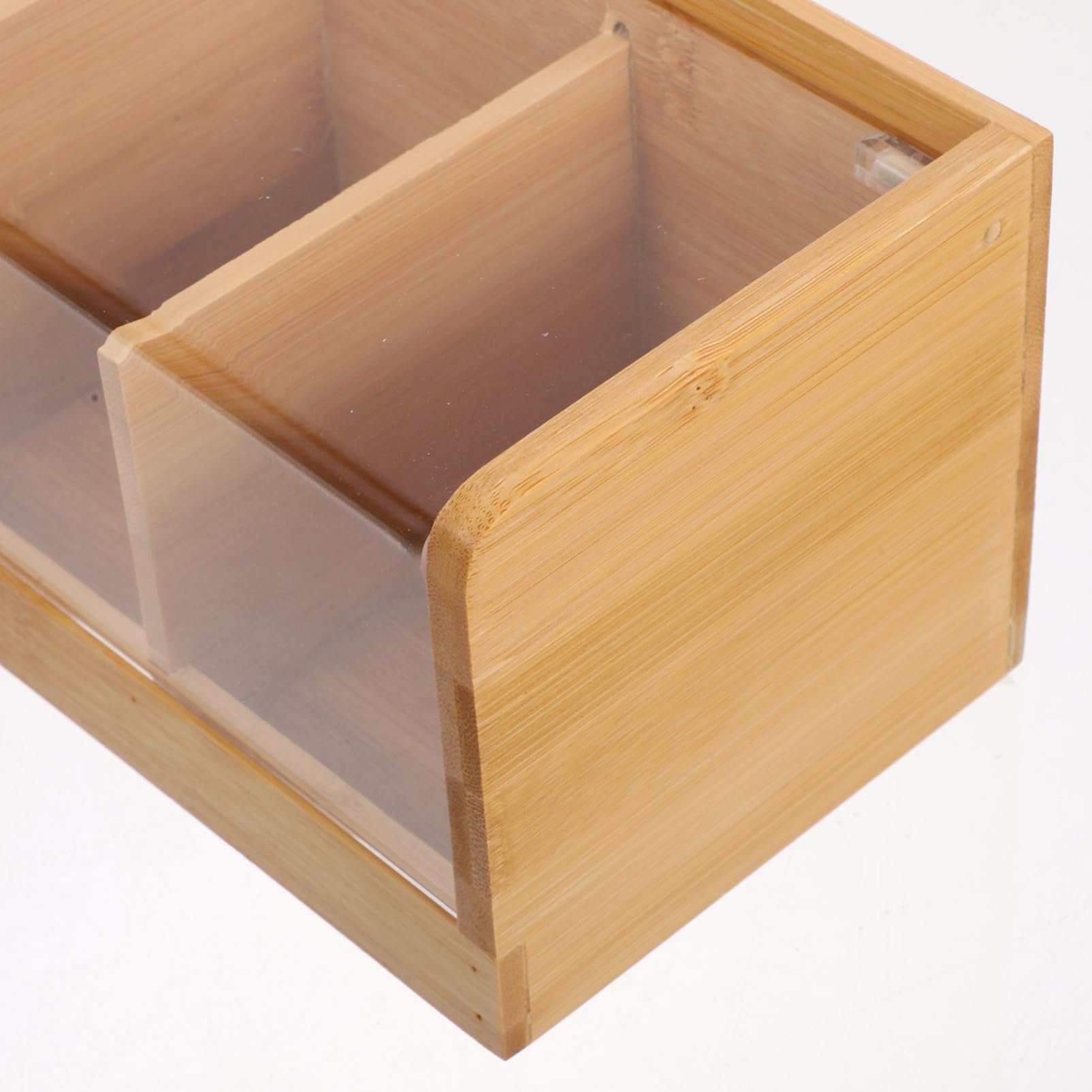 Cabilock Caja Para Guardar Té De Organizador De Compartimentos Para Encimera De Cocina Recipiente Hermético Para Té Para Almacenar Infusiones