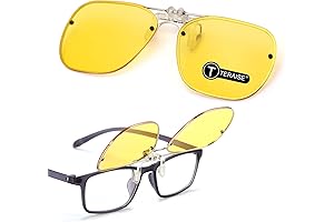 Clip On Sunglasses Flip up HD Polarized Unisex for Outdoor/Driving UV400