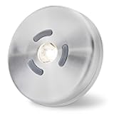BIGMONAT Puck Light with Aluminium Shell, Battery Powered Magnetic Push Lights, Dimmable LED Under Cabinet Lighting, Stick on Tap Light for Cupboard Pantry Closet Kitchen
