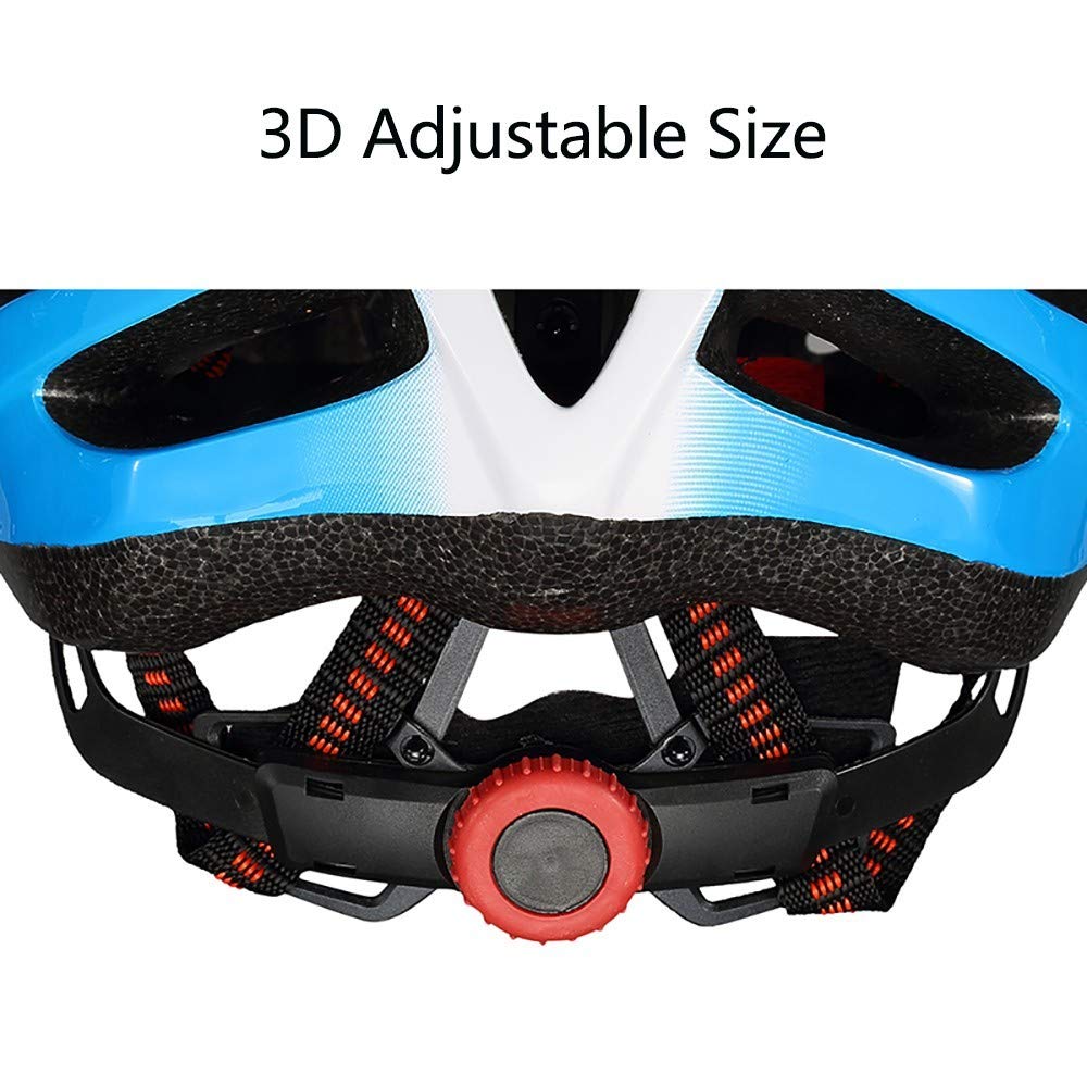Super Leggero Casco Bici con Bluetooth,Erwachsene Regolabile Casco Bicicletta con Visiera Magnetica Staccabile,Professionale Casco da Bici per Montagna e Strada Uomini Donne