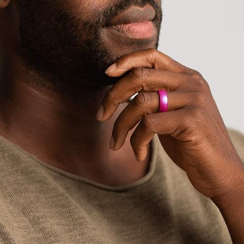 Miniatura 3 de Enso Rings - Anillo de silicona Legends Classic fabricado en los Estados Unidos - Un anillo de silicona ultracómodo, transpirable y seguro - Anillo