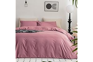 JELLYMONI Mauve Duvet Cover: Indulge in Luxurious Slumber with Softness and Sophistication