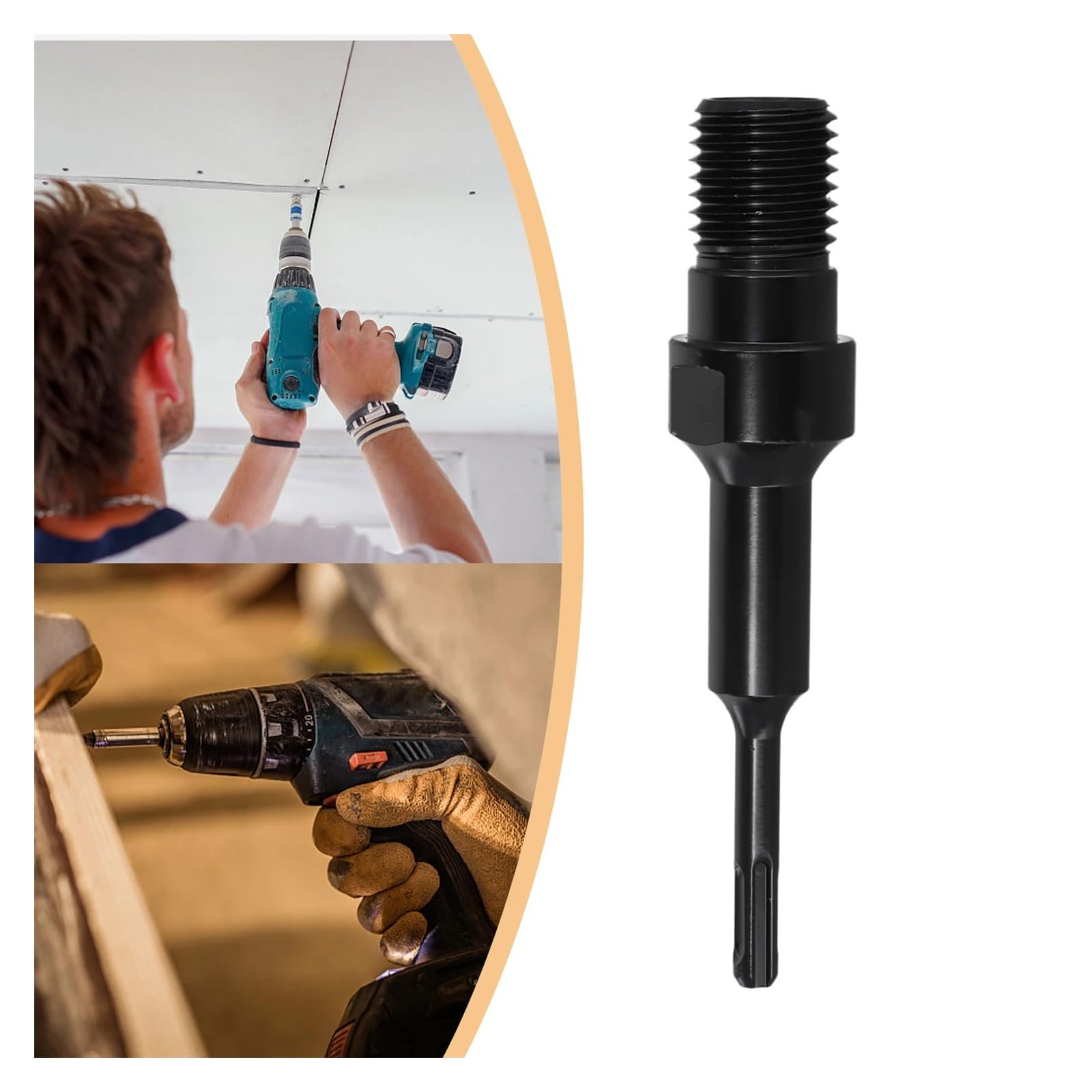 Adapter wiertła rdzeniowego 1-1/4 UNC gwint męski na SDS-PLUS MAX konwersja chwytu strona główna DIY akcesoria do elektronarzędzi (Color : SDS Max)