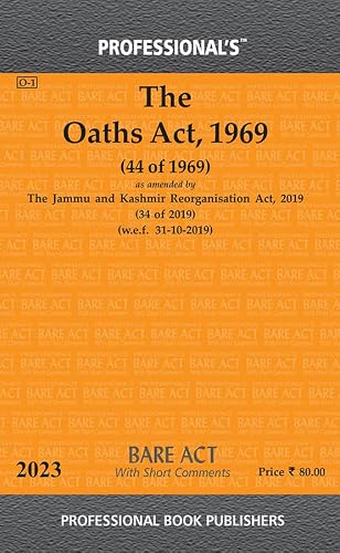 Oaths Act, 1969 as amended by Jammu and Kashmir Reorganisation Act, 2019