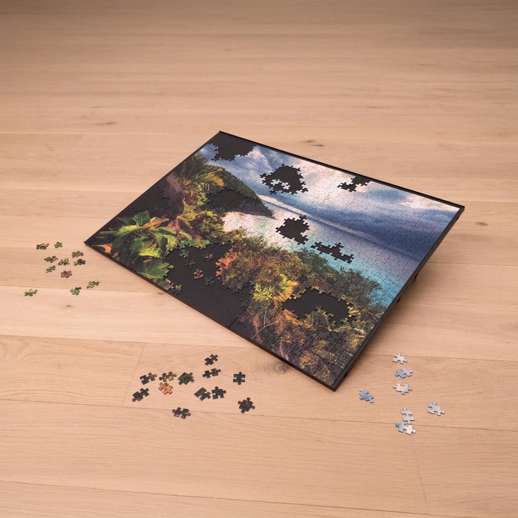 Ravensburger - Chevalet à Puzzle en Plastique Anti-Glisse - pour Puzzle Jusqu'au 1000 pièces - Montez, Réalisez, Rangez - 17976