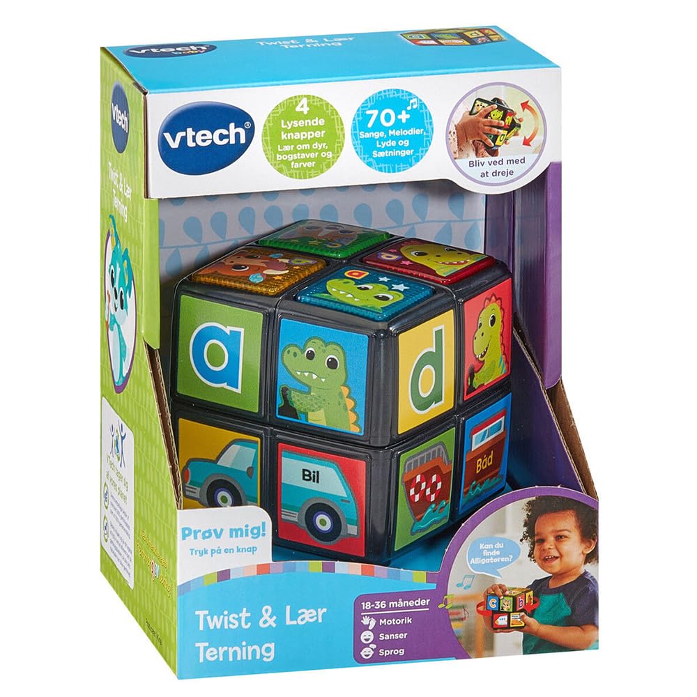 Vtech Twist & Teach Animal Cube DK