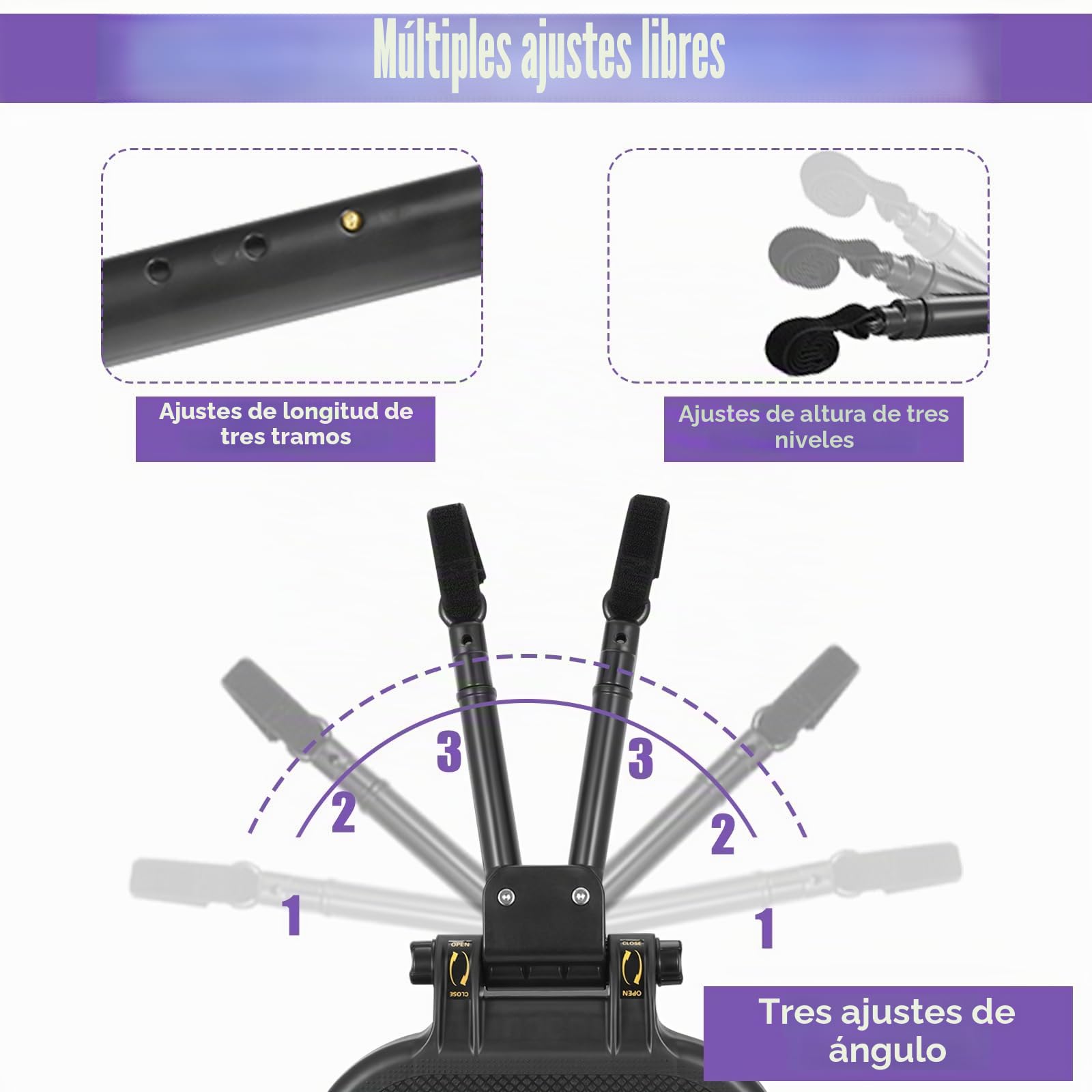Patinete Carro Bebe Universal, Buggy Board con Asiento y Ruedas LED, Accesorio para Cochecito, Para Niños de 2 a 6 Nños, Cargar 25KG