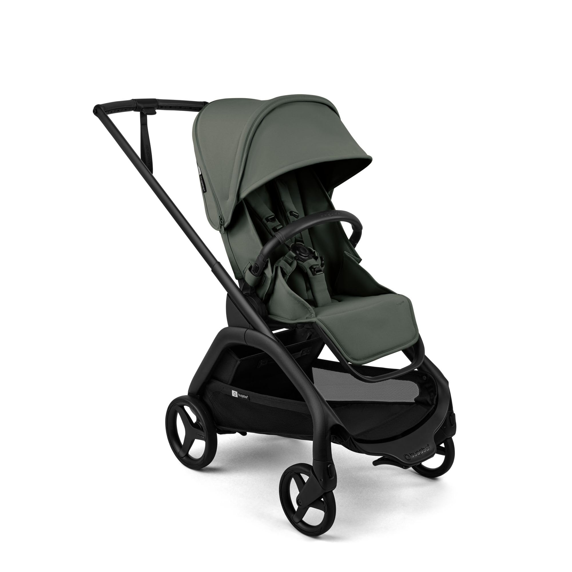 Bugaboo Dragonfly Plus, Carrito Urbano Compacto, Plegado con una Mano, Asiento Reversible y Reclinable Totalmente, desde el Nacimiento hasta 22 kg, ligero de Transportar, Forest Green