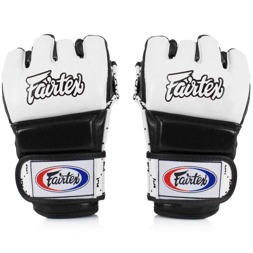 Fairtex MMA Handschuhe, FGV17, weiß-schwarz Größe L