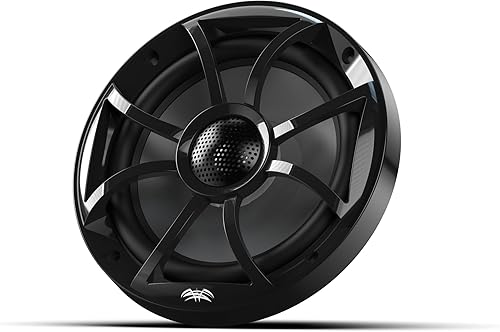 Miniatura 2 de Wet Sounds  Recon 6-BG  Altavoces coaxiales marinos de alto rendimiento estilo componente de 6.5" con rejilla negra