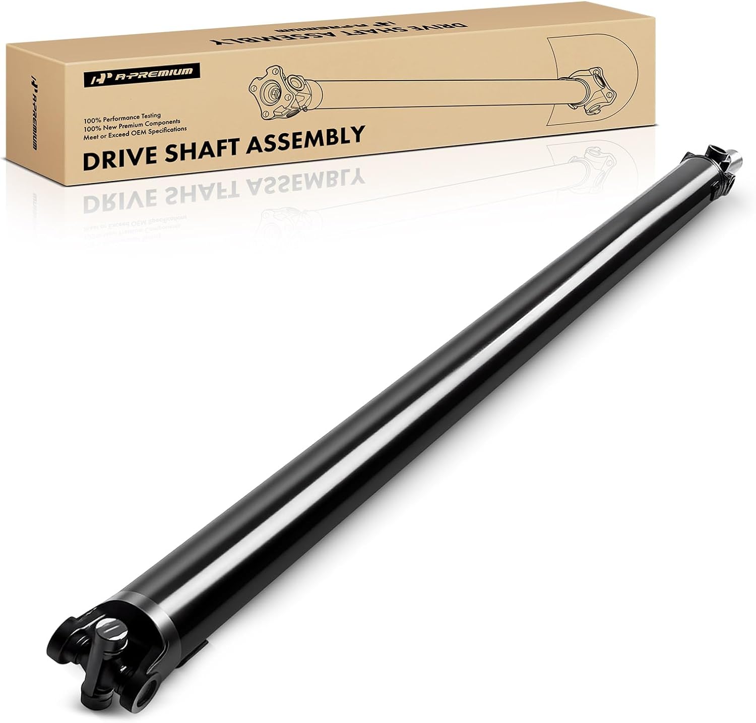 A-Premium 75.83" Rear Drive Shaft Prop Shaft Driveshaft [4WD] Compatible with Chevy Chevrolet Silverado & GMC Sierra 1500 2500 (HD) 3500 2001 2002 2003