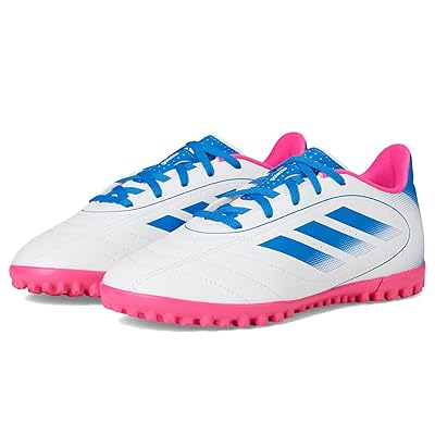 adidas Kids Goletto Ix Turf Soccer Cleats (Little Kid/Big Kid) Kids Shoes White/Bright Royal/Team Shock Pink
