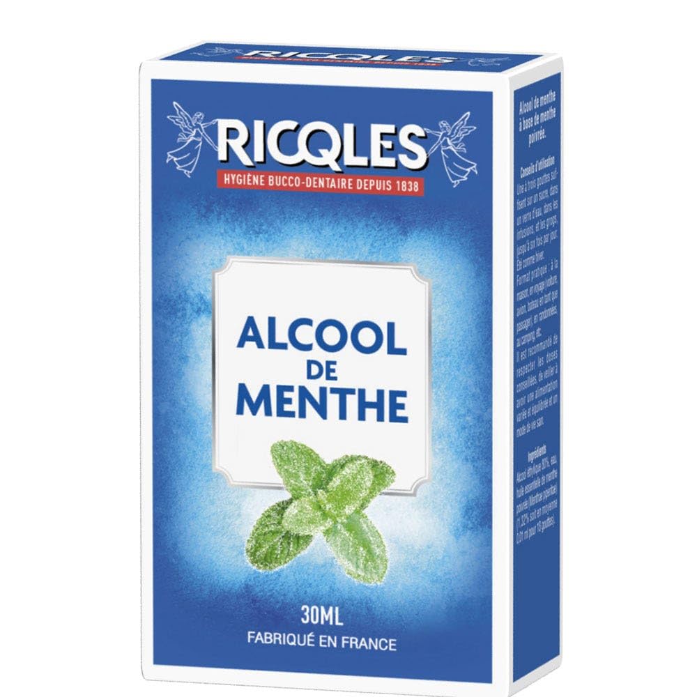 Ricqles Alcool de Menthe solution buvable digestion difficile 30ml - 4