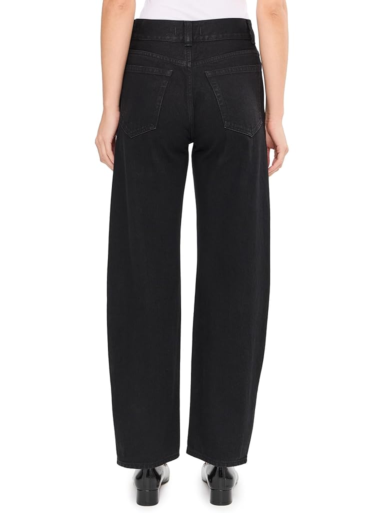 Black Madewell Balloon Jean In Black Frost
