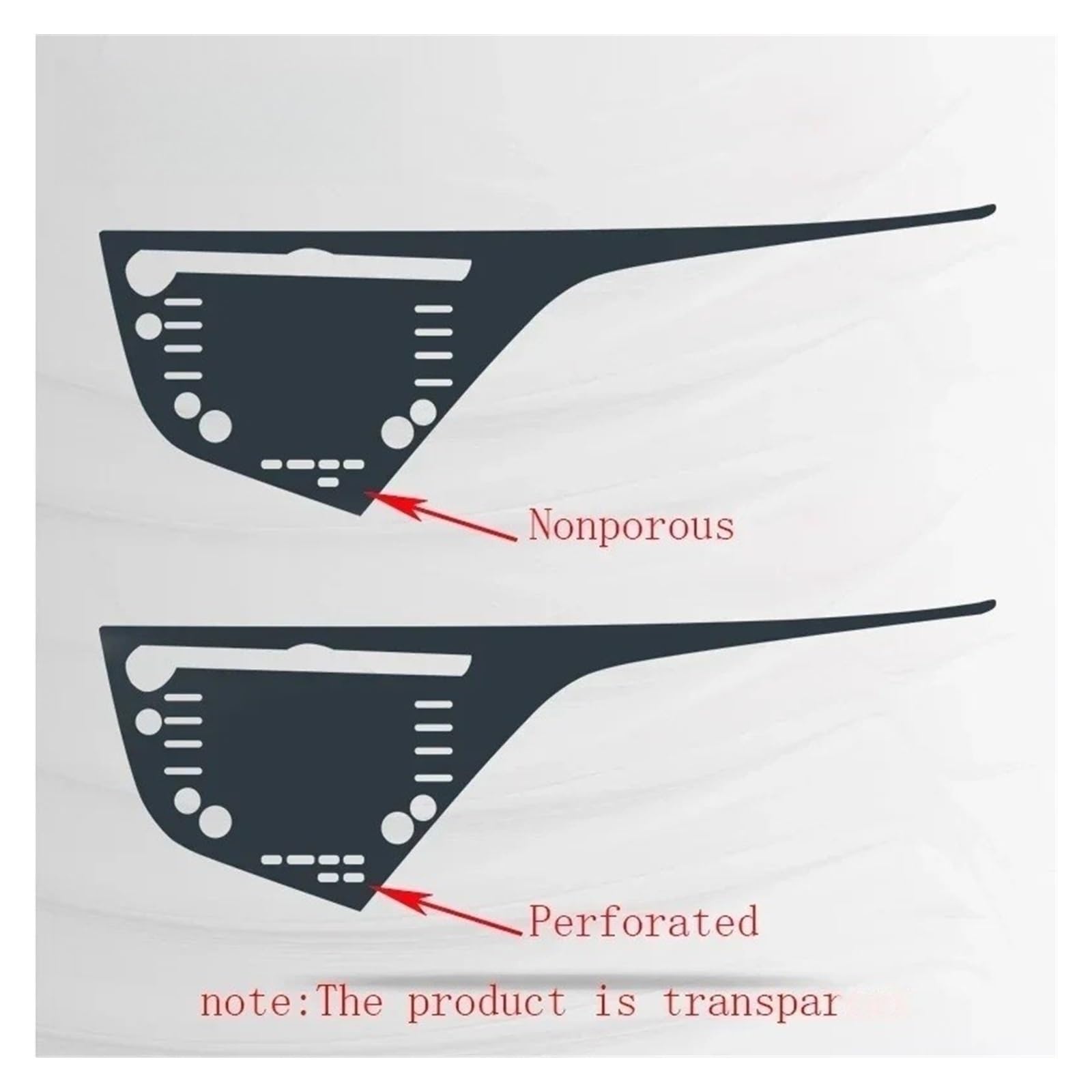 Precorte Interior del coche PPF película protectora de pintura consola cero transparente mate TPU para To&yota Camry 2018-2020 Película protección tableros