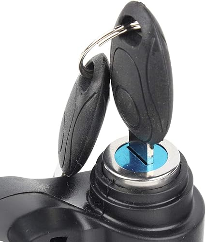 Miniatura 5 de Socobeta Voltímetro eléctrico del acelerador 19x12x5 con pantalla de voltaje digital verde y cerradura para triciclo de scooter E