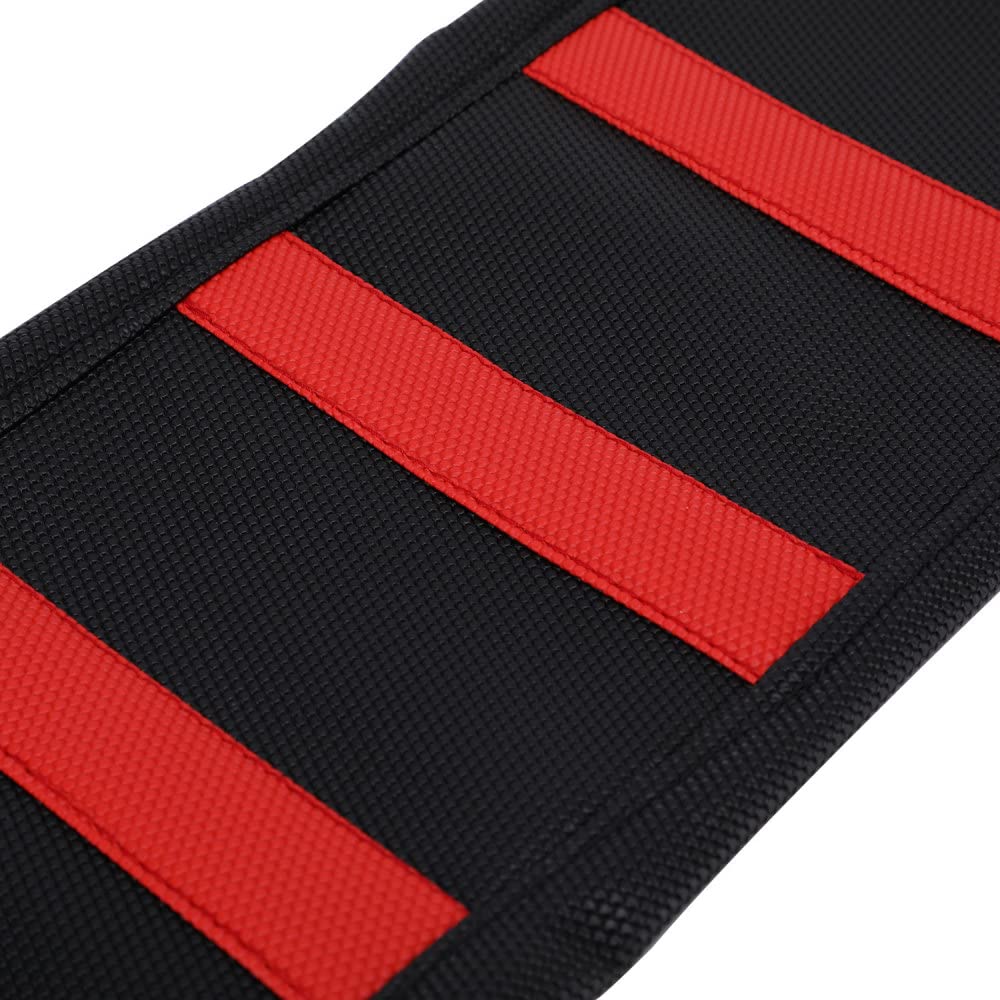 JFG RACING Funda universal para asiento de moto de cross, para CR50, CR80, CR125, CR250, CRF125, CRF250, CRF450, Motocross, Pit Bike, Enduro, color rojo