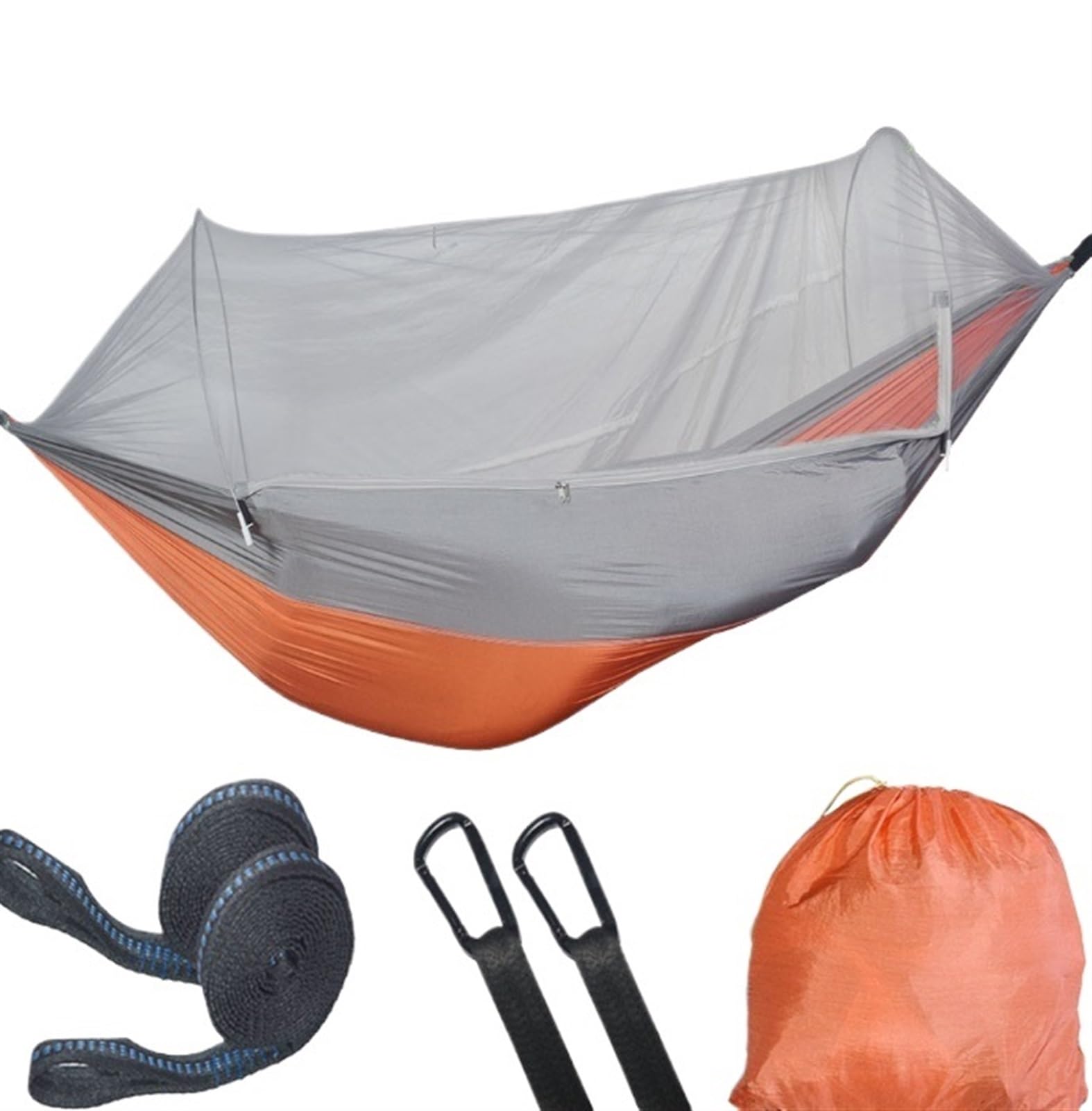 Hammock Swing Outdoor Bed 290x140 Cm Double Hammock With Mosquito Net Bed For Outdoor 2 Person Lightweight Hanging Hammocks Easy Setup(G)