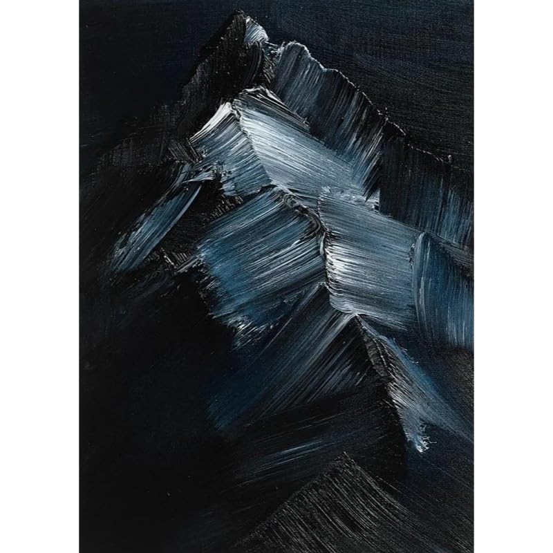 Peintures à l'huile sur toile pour habiller un grand mur vide de salon sans l'encombrer