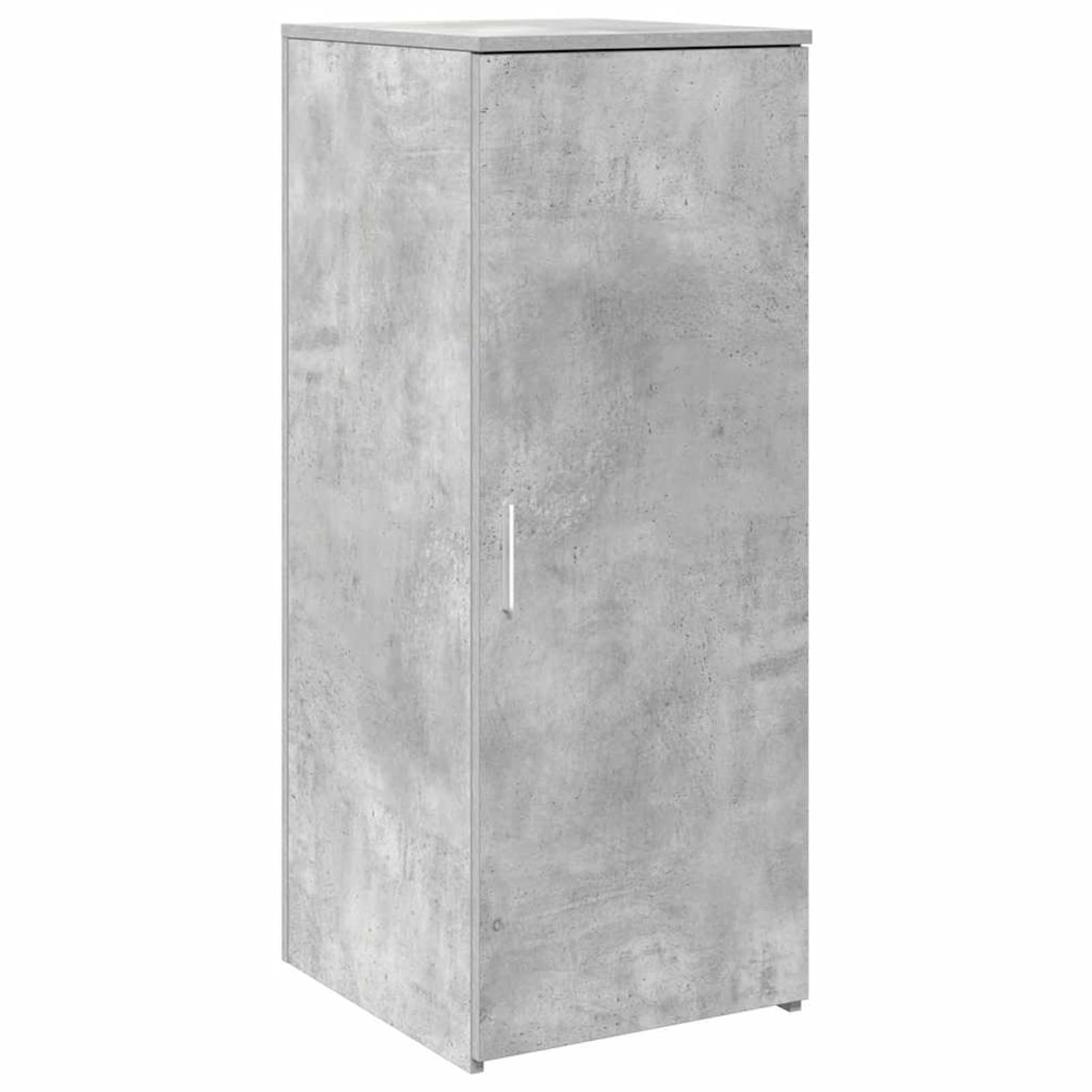 Gecheer Banco Reception Grigio Cemento, Design accurato e spazio di archiviazione, 180x50x103,5cm, Legno Multistrato, per uffici e cliniche