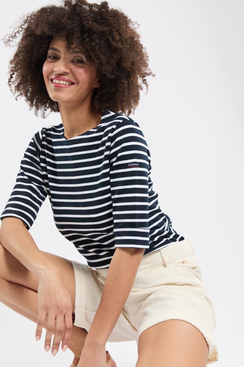 Armor Lux Damen Marinière Cancale Femme T-Shirt