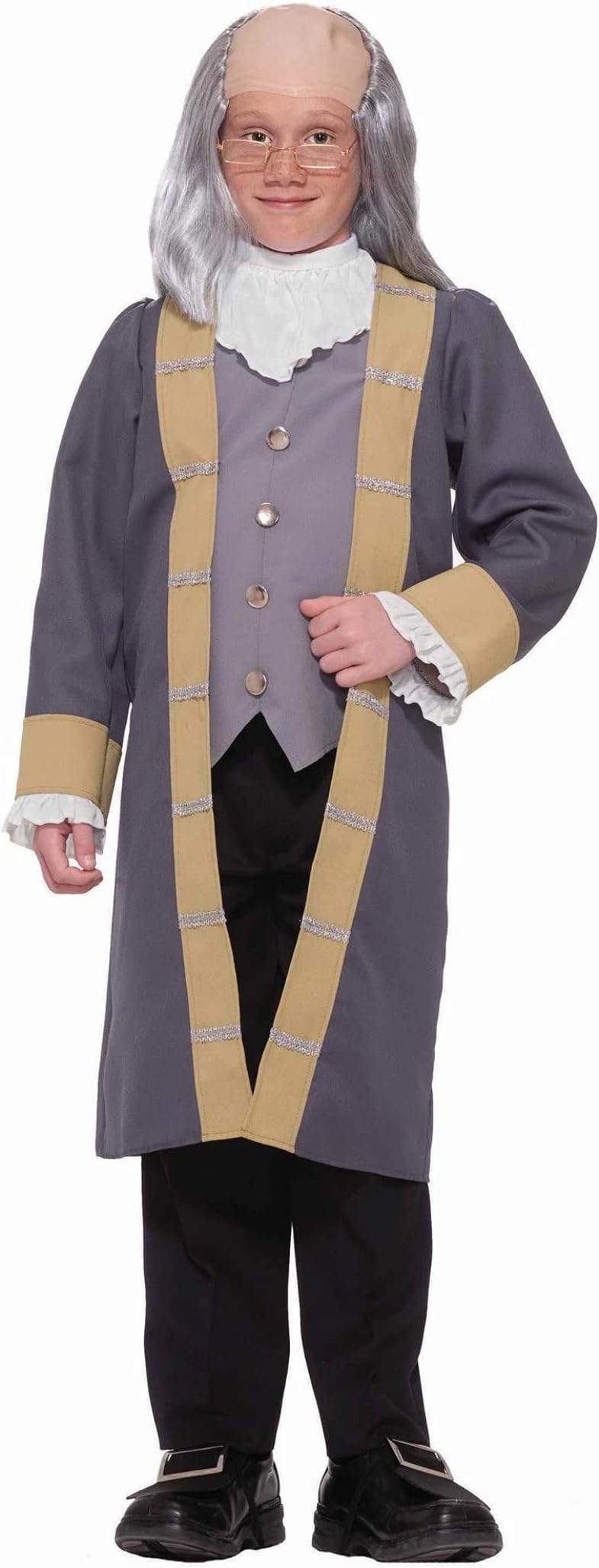 Rubies Benjamin Franklin Costume for Kids, Boy's Medium