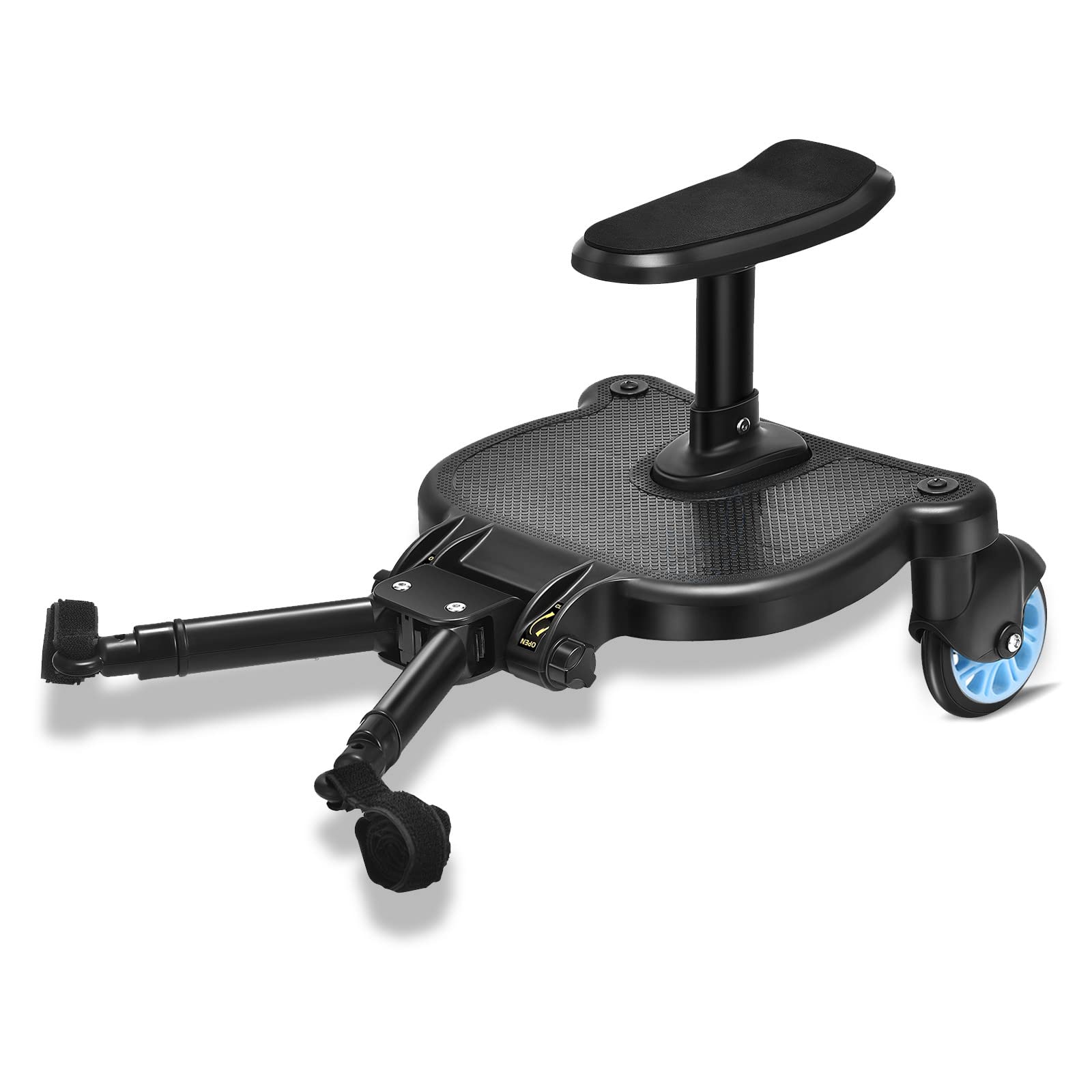 Buy Mevip Universal Buggy Board, Buggy Stroller Board with Seat, Pram Standing Board, Two Wheel Buy Mevip Universal Buggy Board, Buggy Stroller Board with Seat, Pram Standing Board, Two Wheel