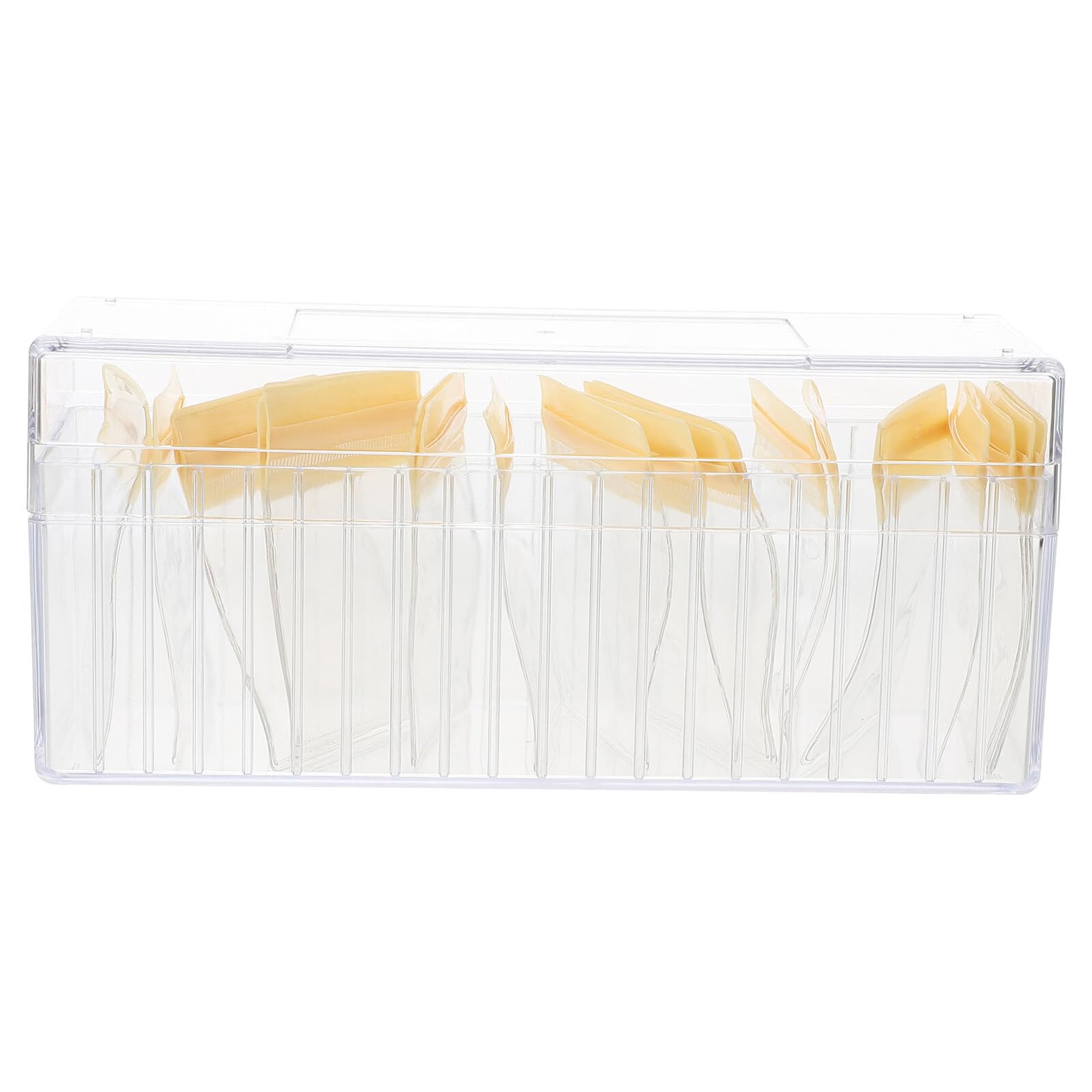 Boîte à bijoux transparente anti-rayures avec 20 sachets de rangement pour voyager l'esprit léger