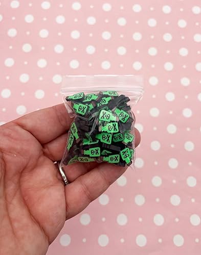 Miniatura 3 de Polymer Clay Fake Sprinkles CHK2 Inedible Decoden Funfetti Jimmies Mix Resin Larger Green Poison Potion Bottle Halloween Potion G79 30 Gram Bag