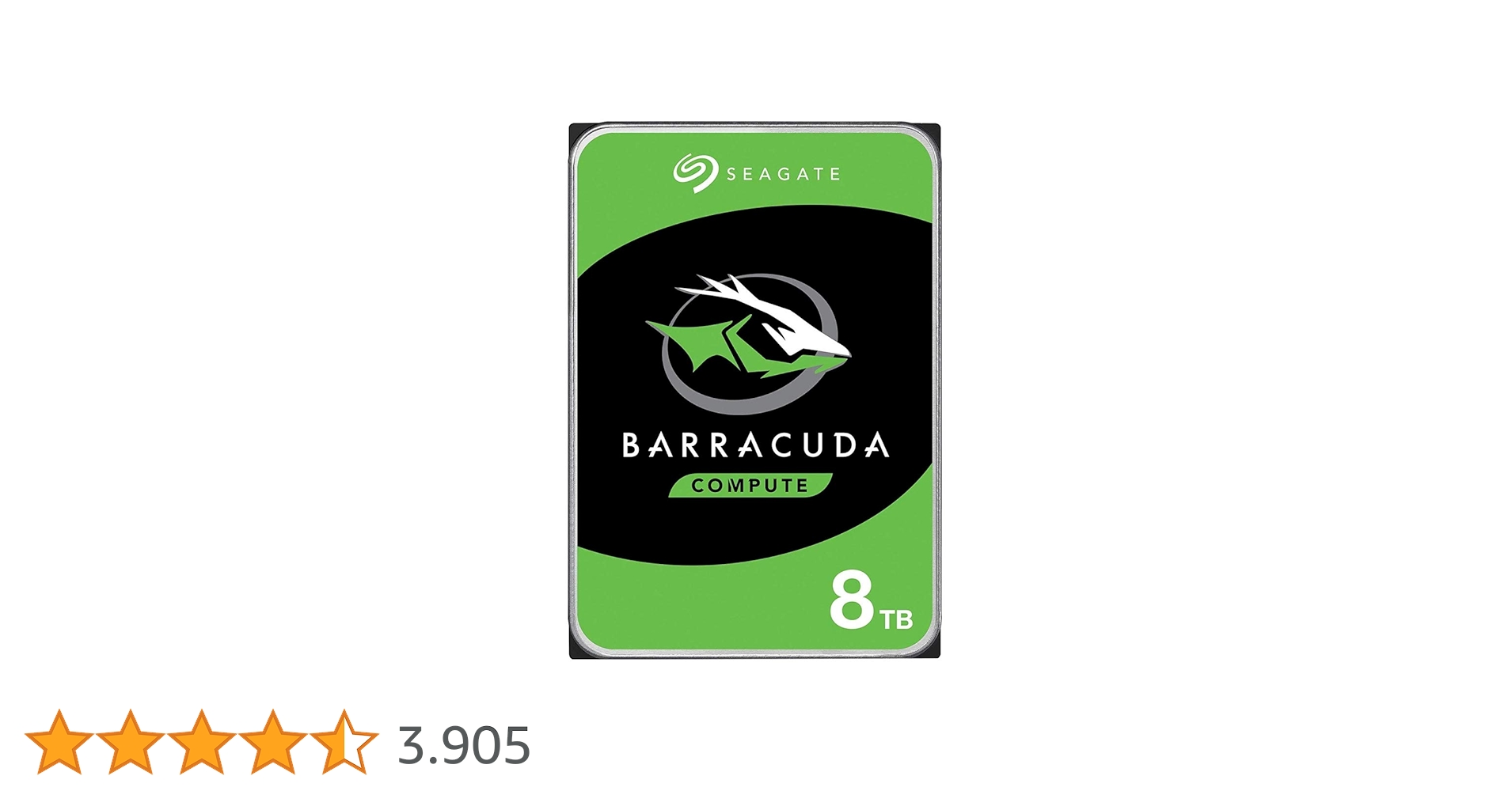 Seagate Barracuda 8TB 内蔵型HDD ① Hd Interno Seagate | Barracuda Compute Hdd 3, 5 | Prata | 8Tb