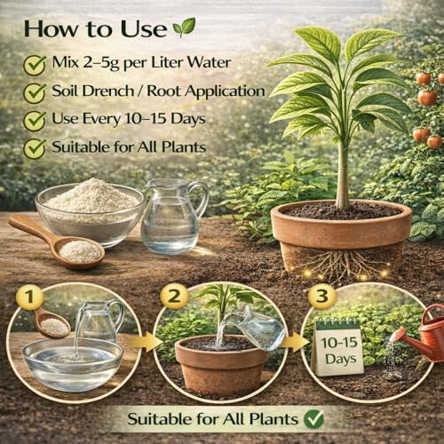 Image of Indian Gardens - Pseudomonas Plant fertilizer | Soil health booster | Pseudomonas fluorescens |Chemical-free plant food - 200 Grams