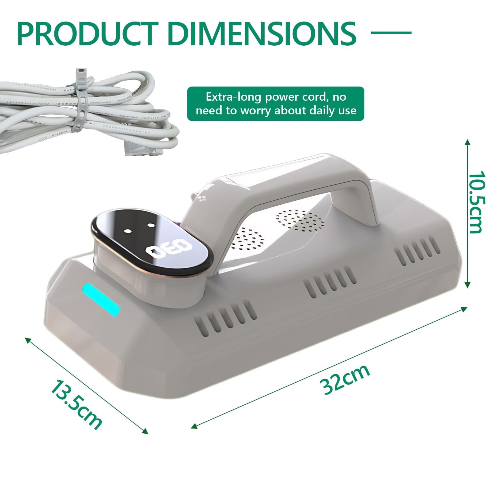 Générique Fer À Repasser Thermostatique Intelligent pour Tapis De Billard - Fer Portable pour Tables De Snooker Et De Pool avec Écran Tactile LED - Chauffage Rapide en 50 Secondes (0-150℃)