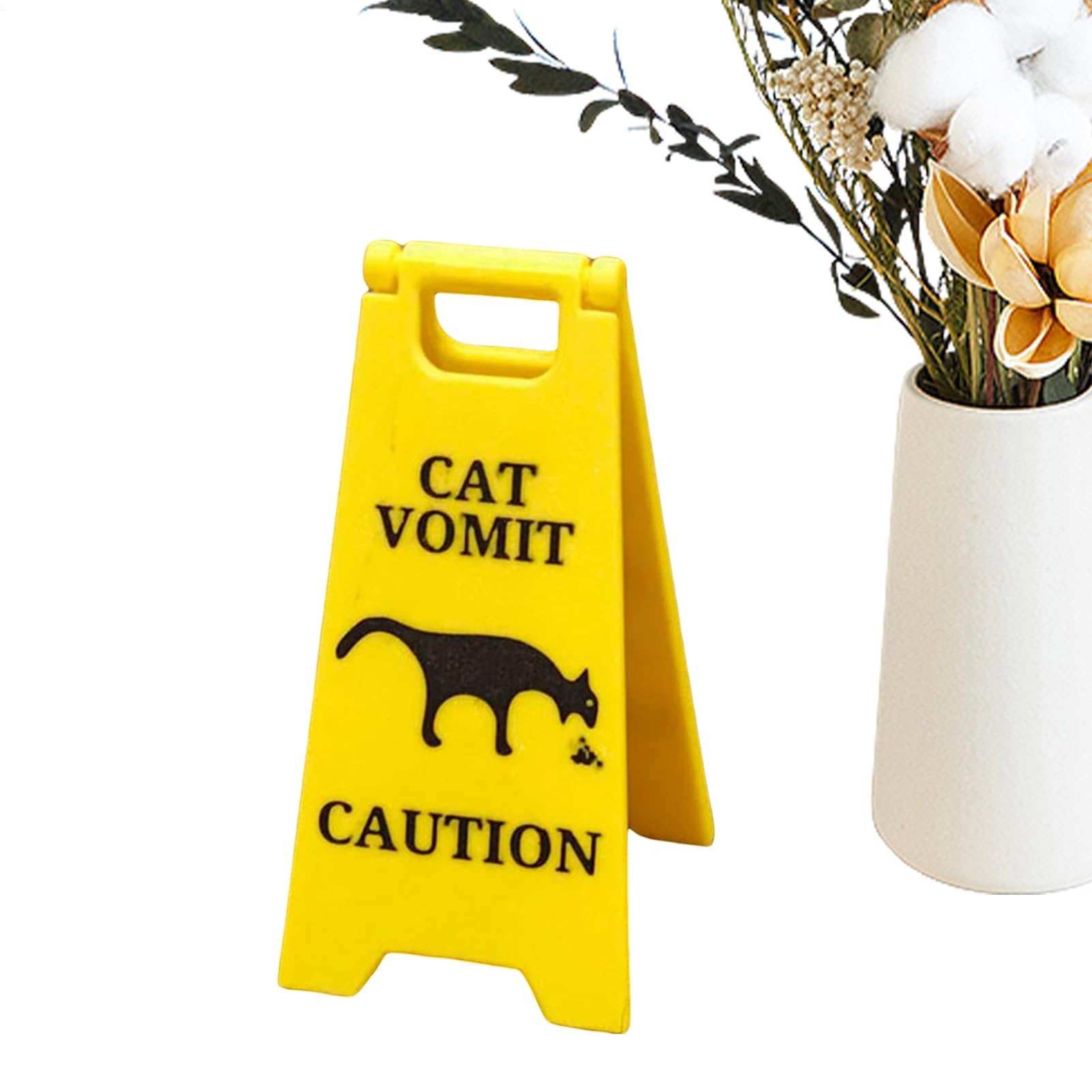 Segno Di Avvertimento Vomito Gatto Pavimento Bagnato - Indicatore Di Sicurezza Per Uso Domestico | Segno Di Cautela Per Bagno, Cucina, Camera Da Letto E Soggiorno, Avvisi Per Incidenti Per Anim
