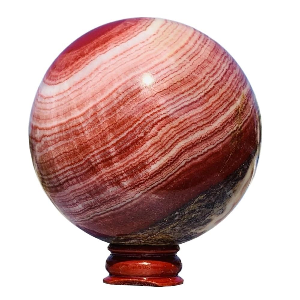 RVBLRDSE Stone Pork Ball Metaphysical Crystal Sphere Column Home Decor(1100-1200g) Gemstone Stone