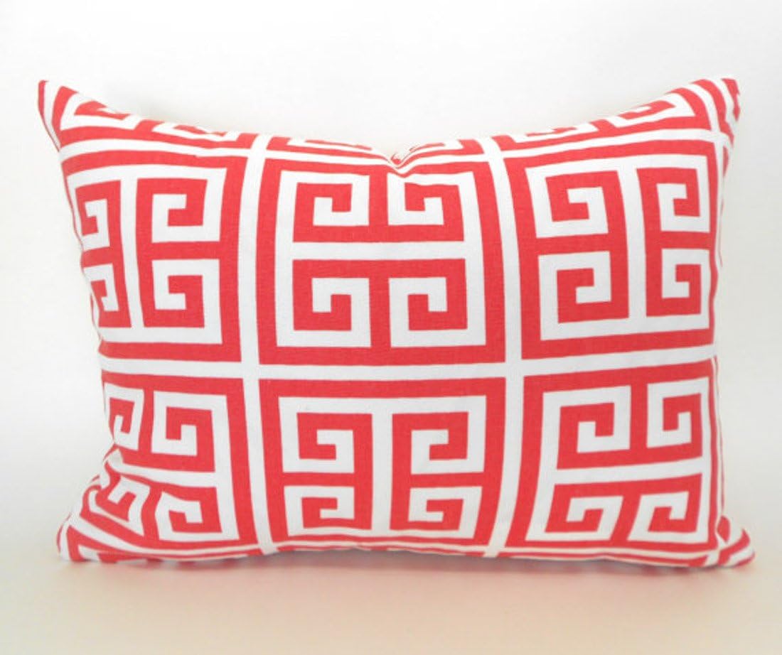 Lumbar Pillow Coral White Towers Including Insert Tools