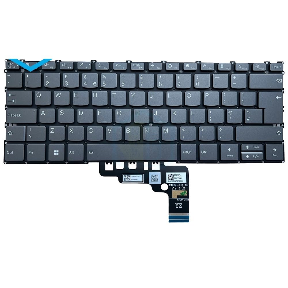 Clavier Lenovo Thinkbook 13x Gen 4 pour remplacer vos touches usées en version UK - 2