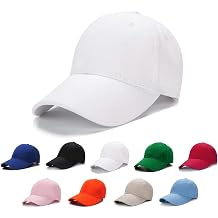 Edoneery Baseball Cap for Kids-Adjustable Washed Cotton Golf Toddler Hat for Boys & Girls