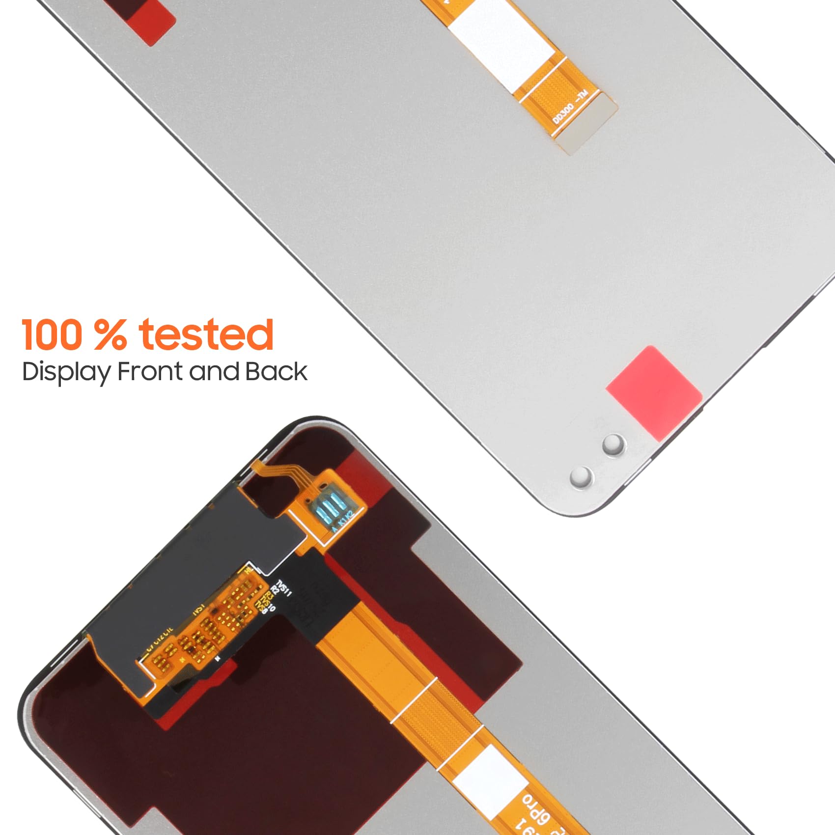 Pantalla LCD para OPPO Reno4 Z 5G Screen Replacement para OPPO Reno 4Z 5G CPH2065 6,57 Pulgadas Display Touch Screen Digitalizador Asamblea con Kit de Reparación, Negro