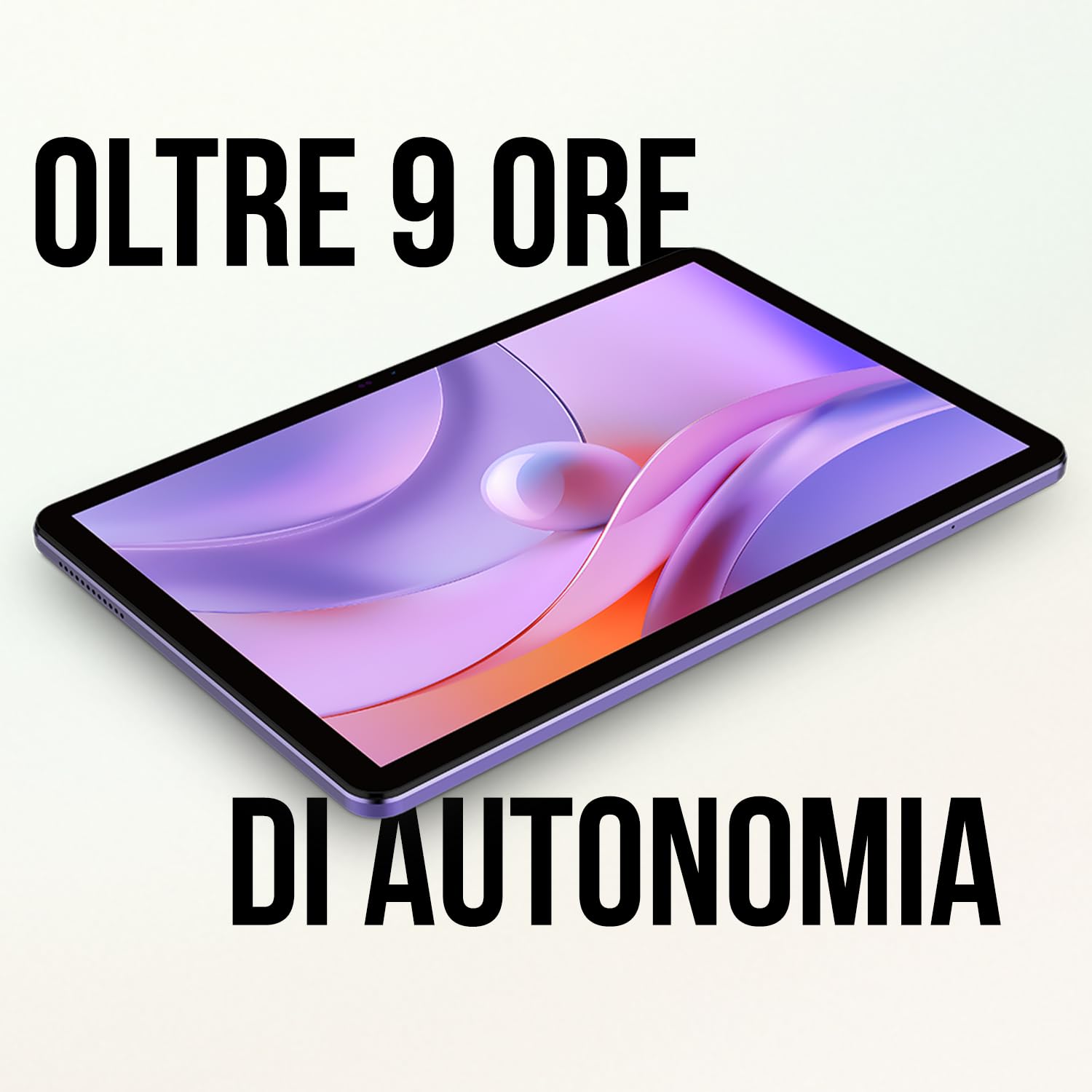 SPC Gravity - Tablet 10,1 pollici HD colore viola | Octa-Core, 4 GB di RAM e 64 GB di memoria espandibile | 9,5 ore di durata della batteria | Controllo genitori Google Family Link | Androide 14