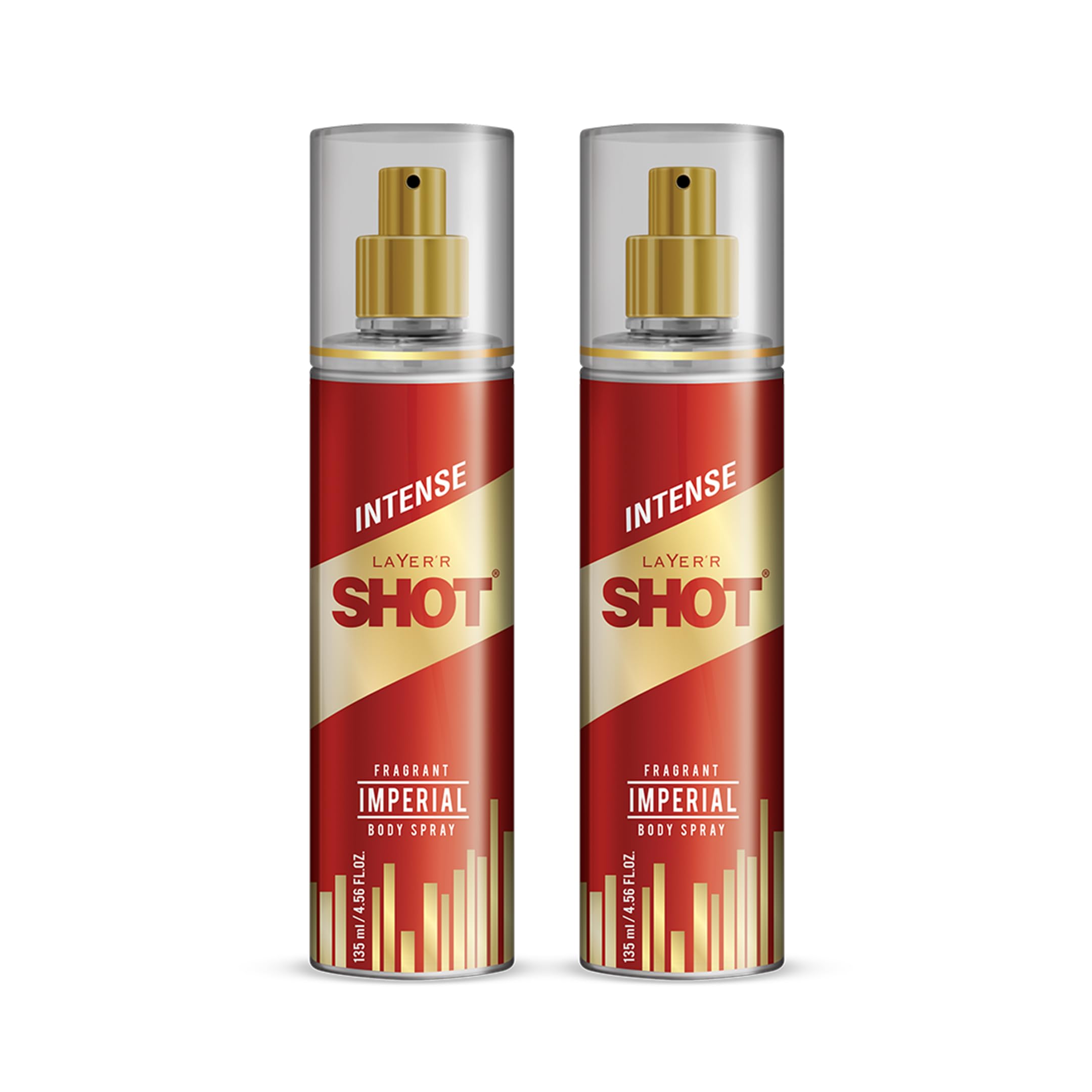 Layer'r Shot Imperial Fragrant Body Spray for Men 2 x135ml Each | Long Lasting & Skin-Friendly Premium Fragrance | Perfect for Body & Clothes | Ideal For Daily Use | Ideal Gift For Men-picture-34