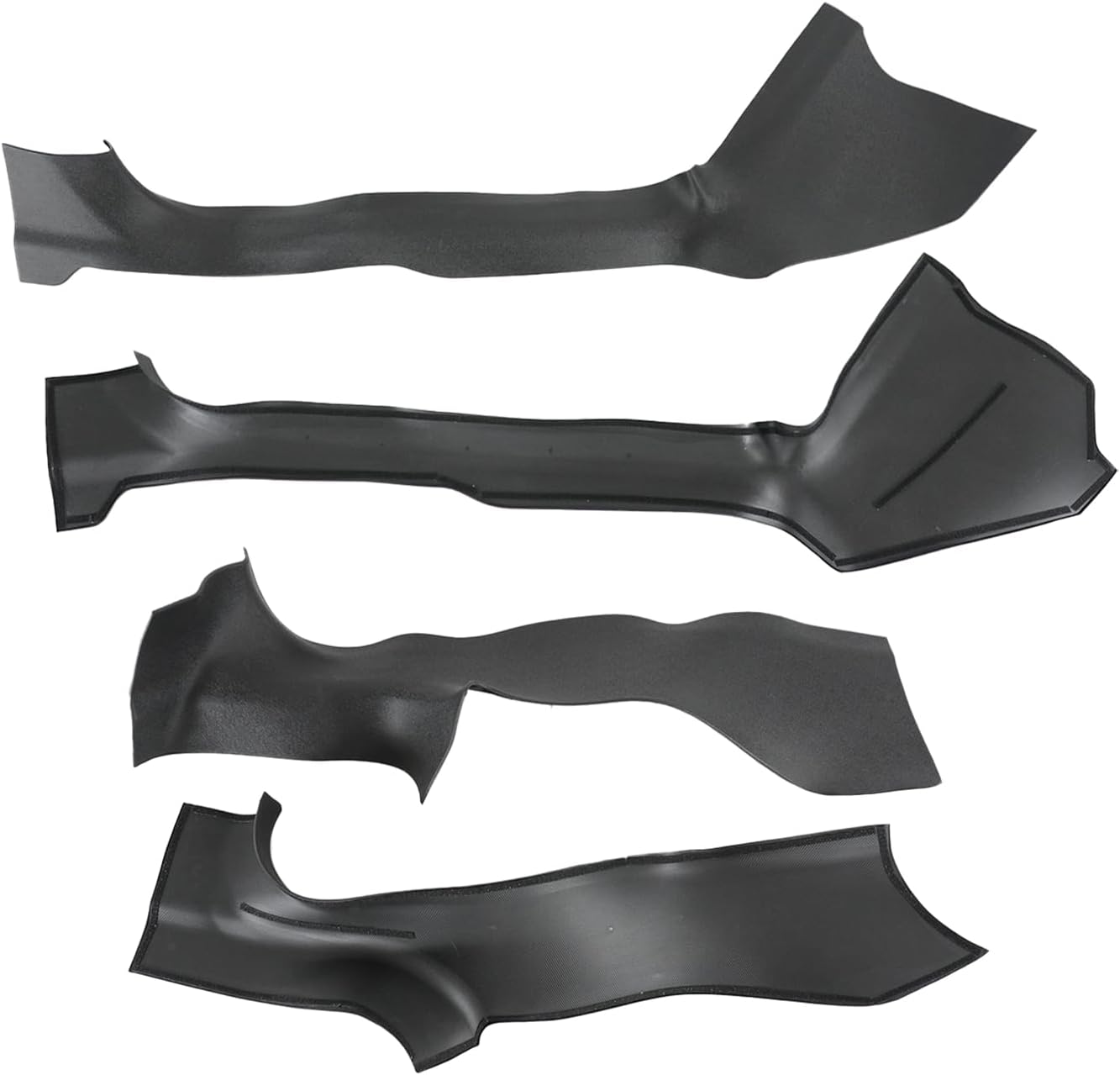 Door Entry Threshold Strip Protector for Tesla Model Y Juniper 2025 2026 Front & Rear 4PCS Door Sill Protective Cover Anti-dust Black