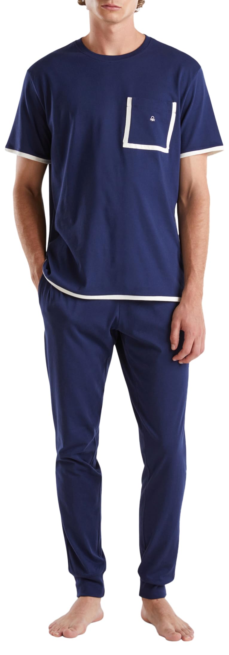 United Colors of Benetton Men's Pyjama Bottoms, blue, M