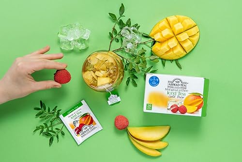 Vista 165 de Ahmad Tea s - Té negro de mango 1.4oz - 20 bolsas de té
