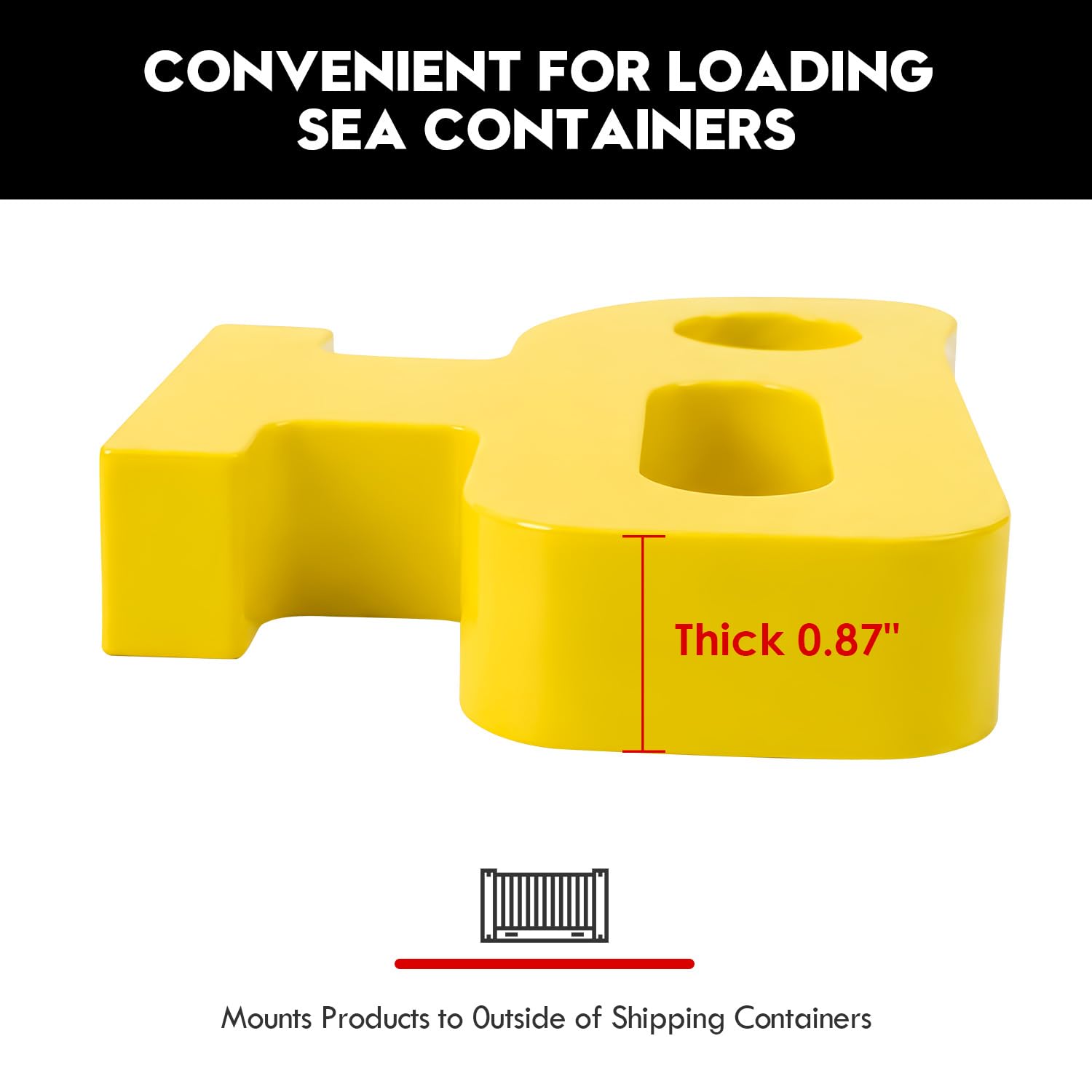 Heavy-Duty Container Hooks - 2 Pack -4