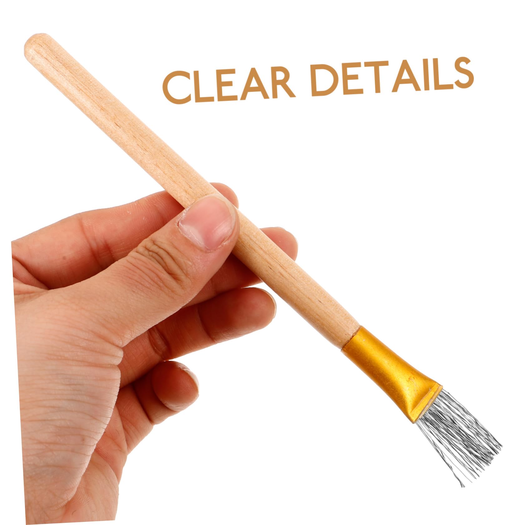 2 Pcs Brosses Métalliques Outils De Poterie Texture D'argile Kit D