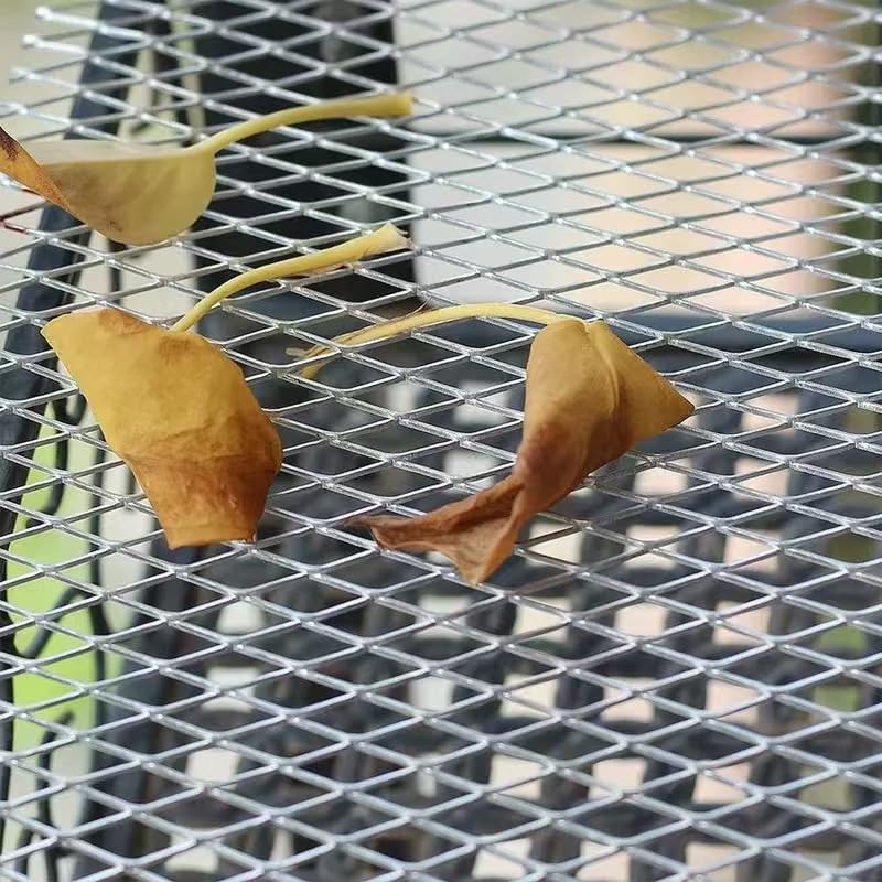 15CMX600CM Protection De Gouttière En Maille D'aluminium Robuste Pour Gouttières - Pour Découpe De Feuilles - 15 X 600 Cm