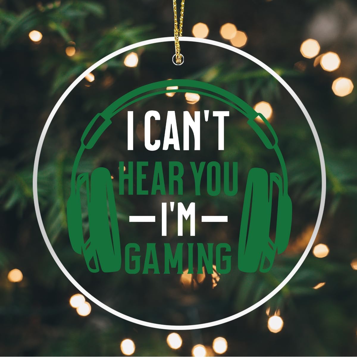 Gaming Ornaments for Christmas Tree, Video Game Gamer Gaming Christmas Ornaments Gifts for Boys Gamer Men Friends Coworker