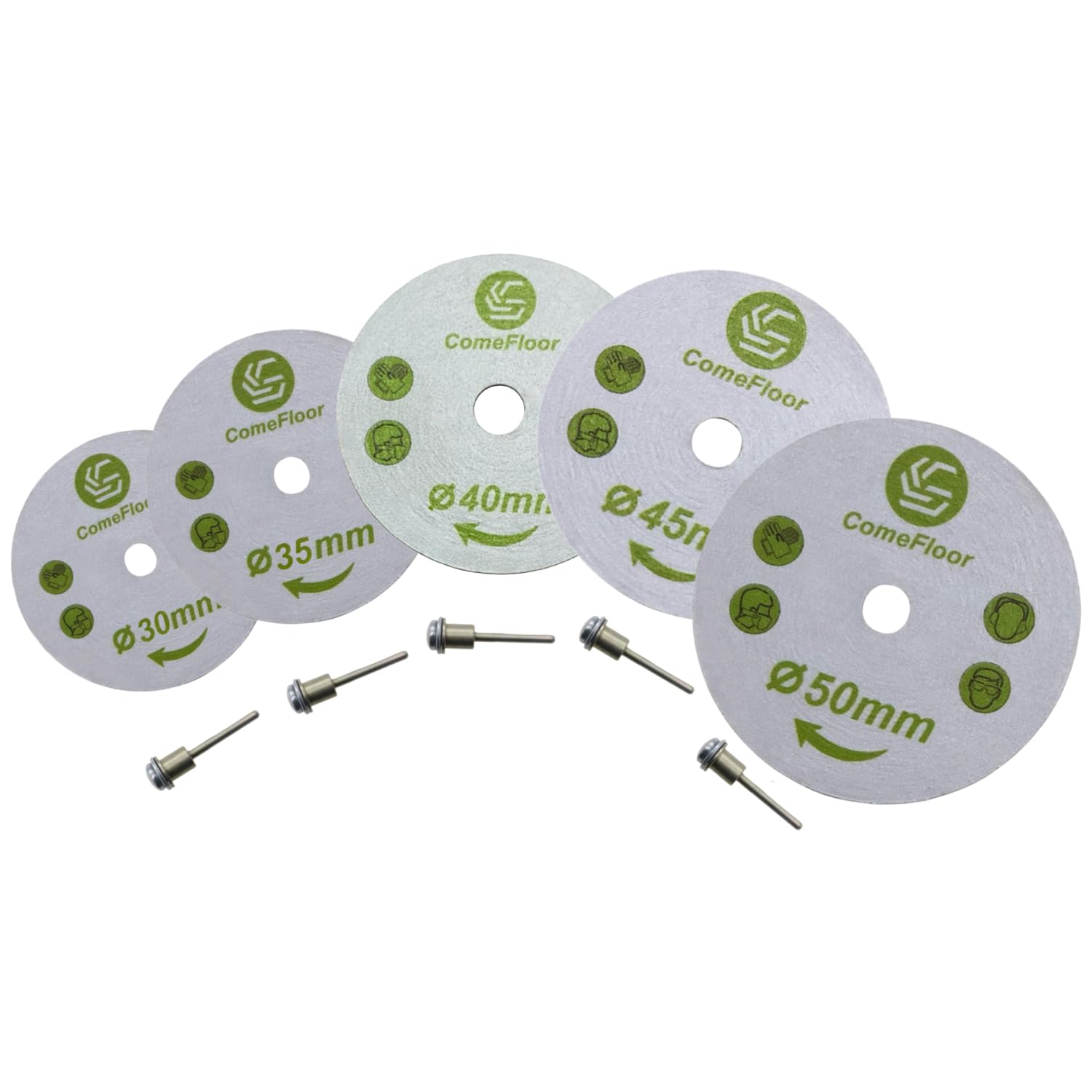 Hoja de sierra de corte de diamante y rueda para corte húmedo agresivo, precisión profesional en cerámica, porcelana, azulejos de mármol, juego de 5 piezas